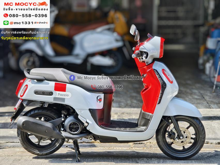 Fazzio 125 2024 วิ่ง2000โล รุ่นTopกุญแจรีโมทบุคเซอวิสครบ รถบ้านมือเดียว  NO1305 5