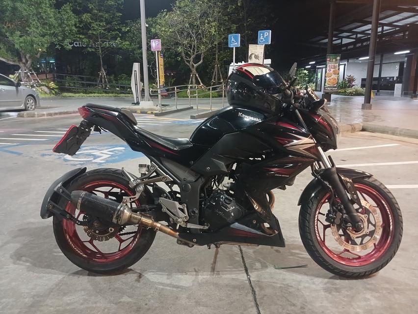 Kawasaki Z300 ABS Vายรถสวยสภาพดีไมล์ 28,000สีดำเงา แดงเงา รถสวยไม่มีตำหนิเจ้าของขายเอง เอกสารพร้อมโอน ภาษีปี68 ซื้อสด 85,000 2