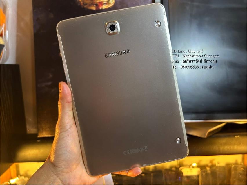 Samsung Tab S2 จอ8นิ้ว ใส่ซิมโทรได้ 4G สภาพสวยโหลดแอพได้ ใช้งานปกติ