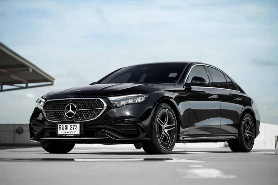 ✨Mercedes-Benz E220d AMG Line ปี 2024 สีดำ พร้อมวารันตีถึง 2027