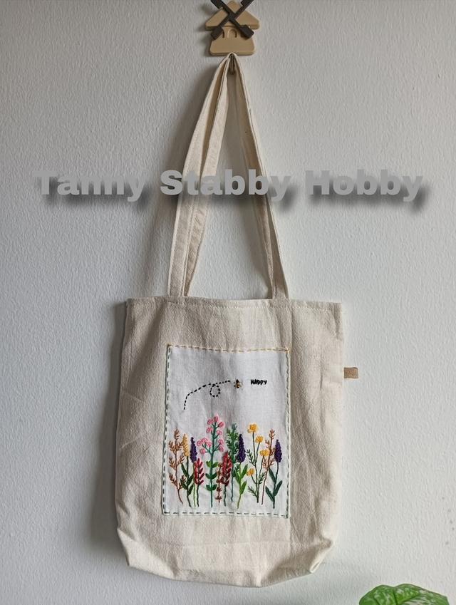 กระเป๋าผัายปักมือ totebag รูปที่ 2