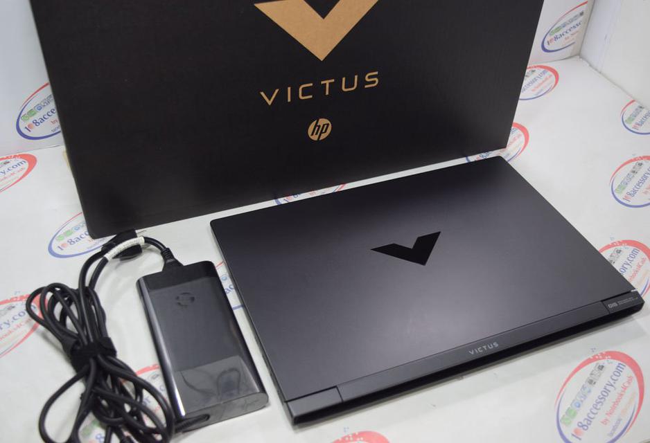 ครบกล่อง Gaming HP Victus 15 จอ 15.6” 144Hz Ryzen 5 RAM 8 RTX 3050 4GB ประกันถึงปี 68  2