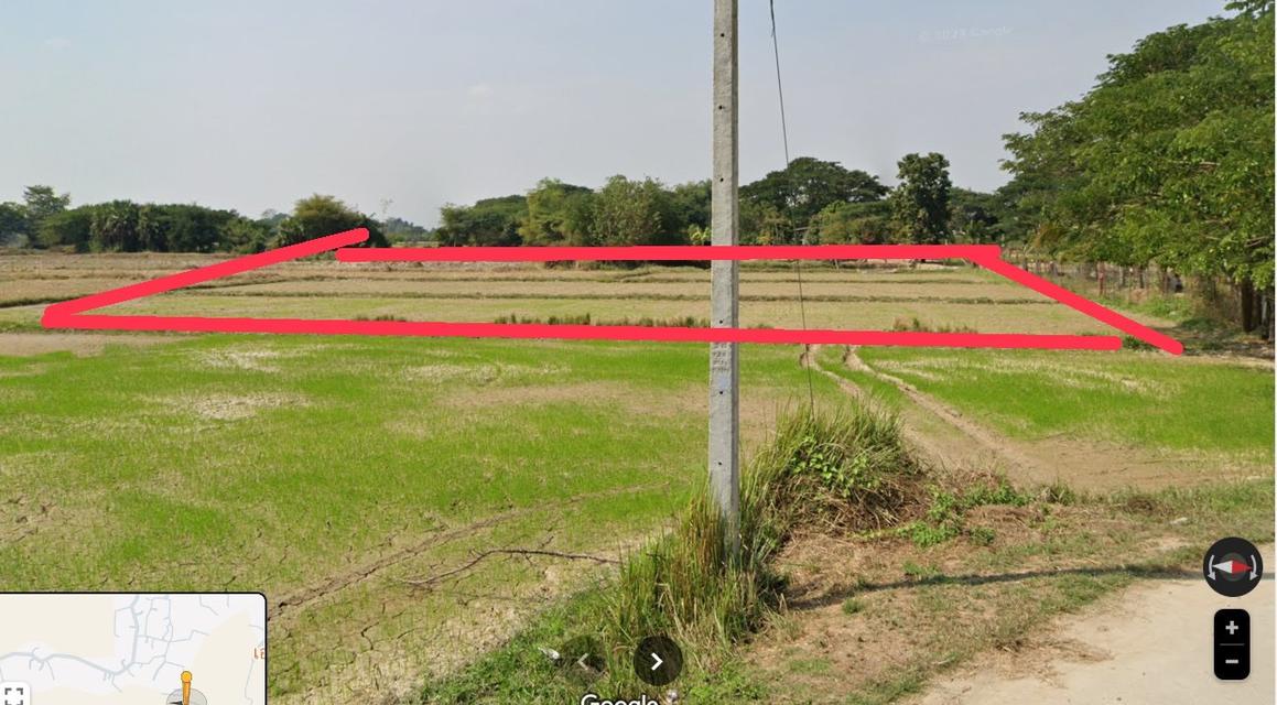 ขายที่ดินอำเภอเมืองลำปาง ที่ทุ่งนา 2 ไร่ 97 ตรว. มีถนนตัดผ่านน้ำไฟเข้าถึง 
