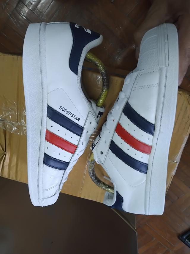 ADIDAS SUPERSTAR EUR 41.5/26สวยไม่ซ่อม390ส่งฟรี รูปที่ 6