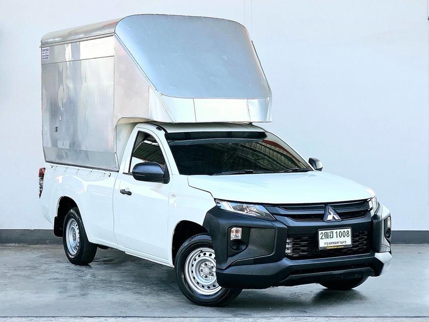 รหัสรถ SEZ1008 Triton Singlecab 2.5 GL เกียร์ ธรรมดา ดีเซล สี ขาว ปี 2020