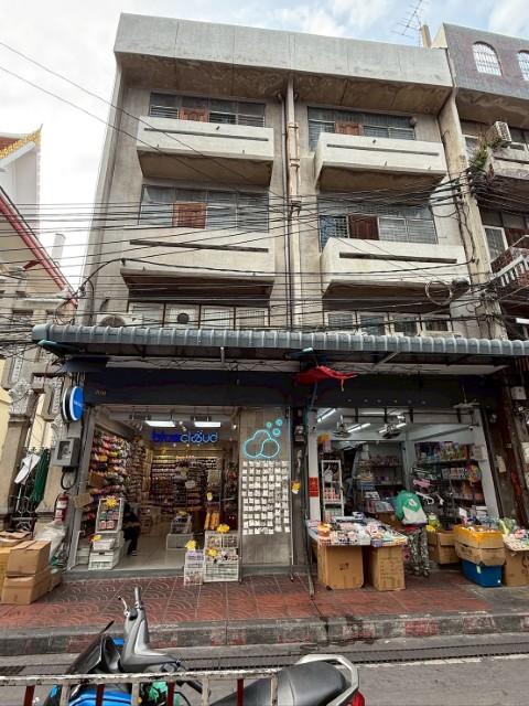 ให้เช่าตึกแถว 5 ชั้น ถ.มหาจักร 34 ตร.ว 150 ตร.ม 5ห้อง 1 น้ำตกแต่งทาสีใหม่ ใกล้ MRT สามยอด หรือวัดมังกร ถนนมหาจักร เช่าเพ 6