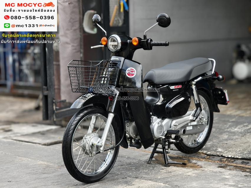 super cub 2023 วิ่ง6000โลแท้ สตาดมือ รถบ้านแท้มือเดียว สภาพป้ายแดง No1105