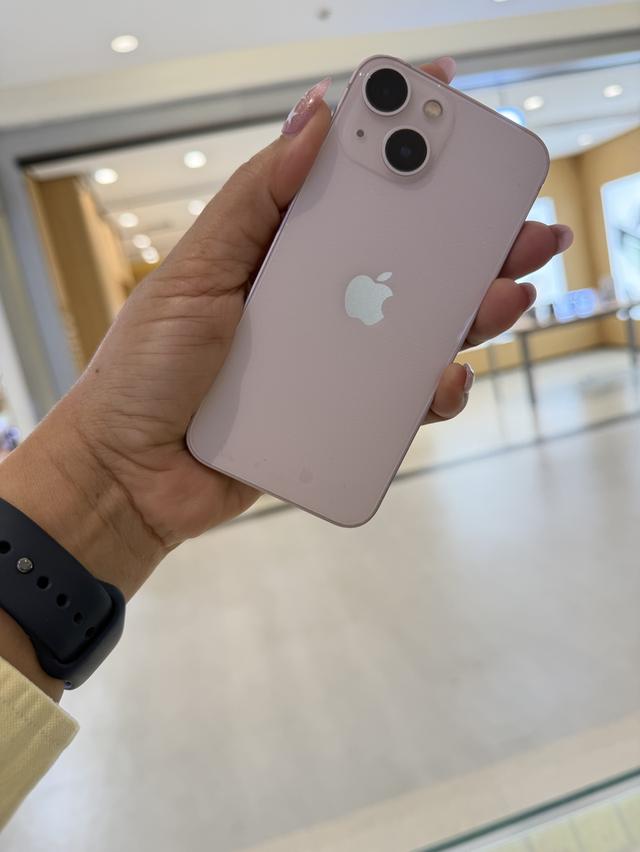 iPhone 13 mini สีชมพู 128 ตัวเครื่องมีรอย