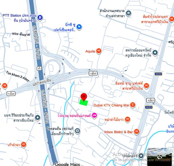 ขายที่ดิน 395 ตารางวา ติดถนน 2 ด้าน ใกล้ถนนซุปเปอร์ไฮเวย์ ดอนจั่น เชียงใหม่ 15