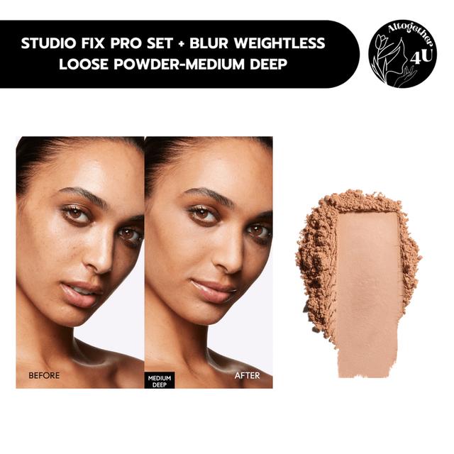 M•A•C STUDIO FIX PRO SET + BLUR WEIGHTLESS LOOSE POWDER 2