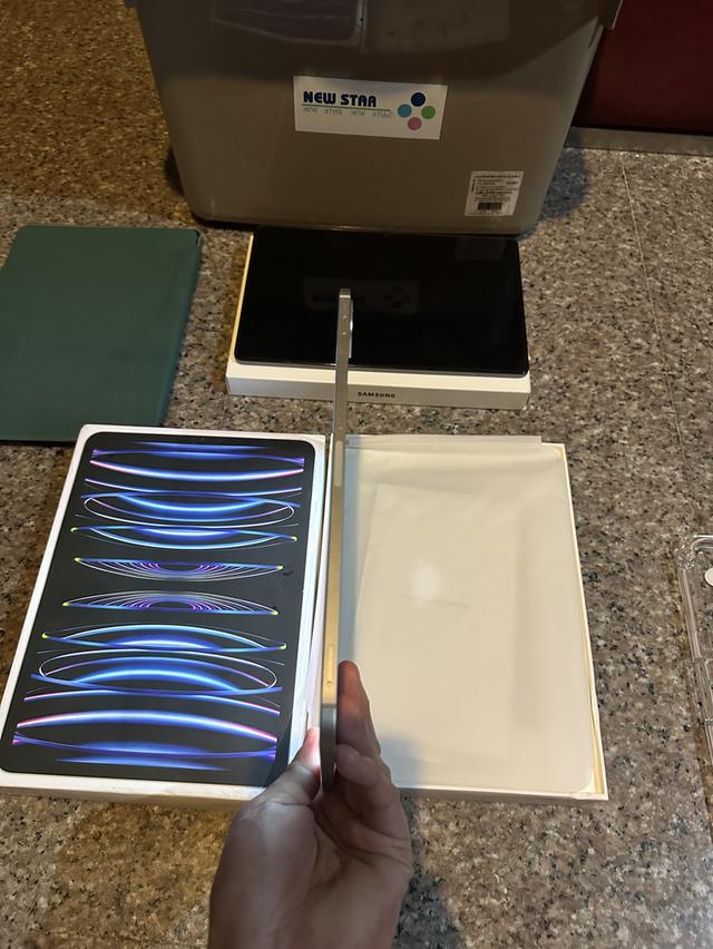 ขายiPadPro11นิ้ว M2 สีSilver256กิ๊กสูนTrueยกกล่องWifi Celluer ใส่ซิมได้จอไม่เหลืองหายาก รูปที่ 6