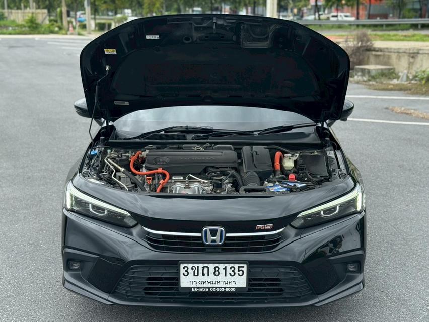 HONDA CIVIC FE Sedan 4dr e:HEV RS E-CVT FWD 2.0 Y22. สีดำ