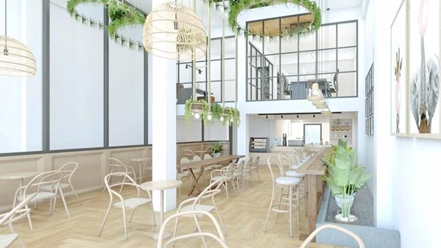 ใกล้รพ.พระนั่งเกล้า 1.4 กม.ขนาดใหญ่ 44 ตร.วา. 884 ตร.ม. พร้อมทำธุรกิจ MRTไทรม้า 250ม. 2คูหา อาคาร โชว์รูม ให้เช่า 5.5ชั้ 8