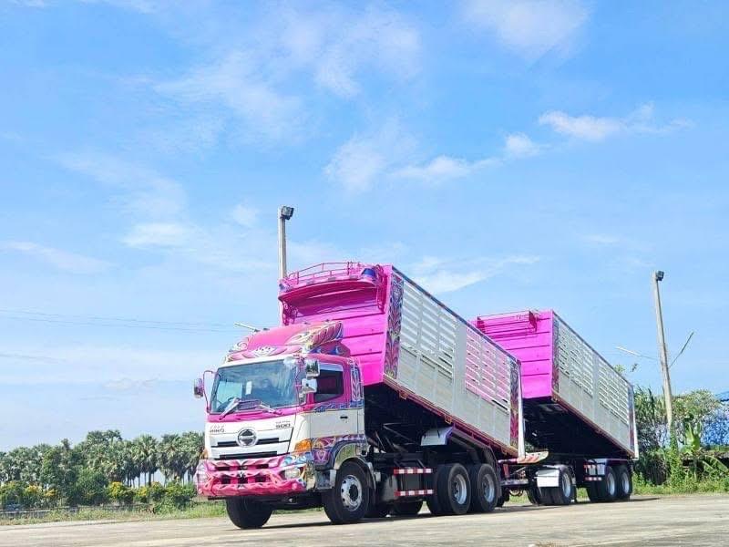 Hino Victor 344 Hp ปี 2016 สีชมพู 2