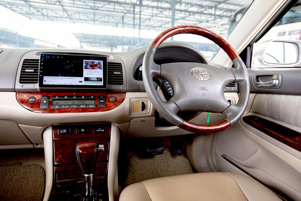 Toyota Camry 2.4Q สีเทา ปี 2003 สวยเดิม ออฟชั่นเต็ม 14
