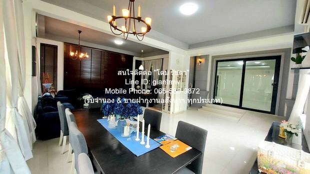 DSL-652 sale บ้าน ขายบ้านเดี่ยว 3 ชั้น (หลังมุม) 176 ตร.ว. ซ.รามอินทรา (ใกล้สถานีรถไฟฟ้า กม.6) 6 น 4 น้ำ 12 จอดรถ, ราคา 4