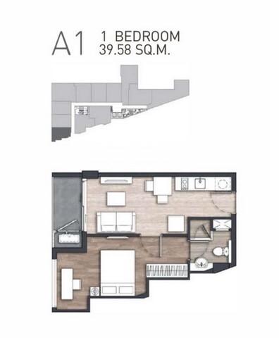 ประกาศขาย คอนโด. คราฟท์ เพลินจิต 40SQUARE METER 1BR1Bathroom 6700000 บาท. GOOD 3