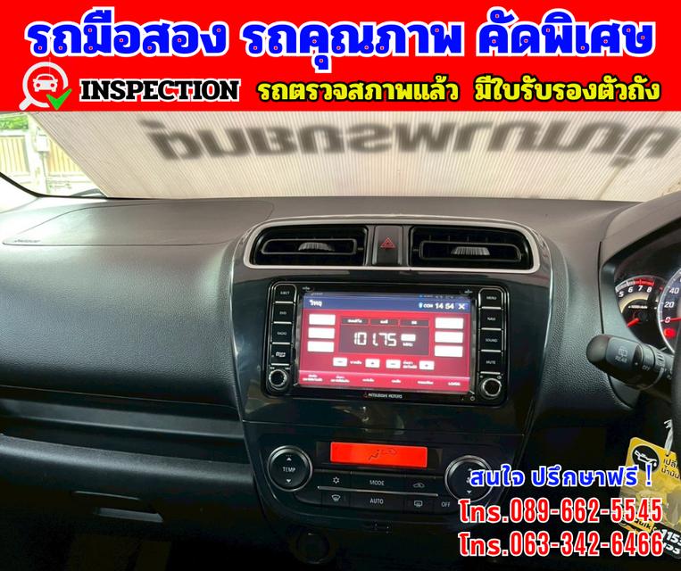 🎯ปี2016 Mitsubishi MIRAGE 1.2  GLS 🌈ไมล์แท้ 12x,xxx กม. 10