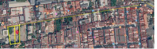 ขายที่ดินกลางเมืองลาดพร้าว 62 ใกล้BTSโชคชัยสี่ จากถนนใหญ่ลาดพร้าวเข้าซอย 62  420 เมตรเนื้อที่ 561.6 ตารางวา หายาก size ที่ดินสวย รีบมาด่วน 1