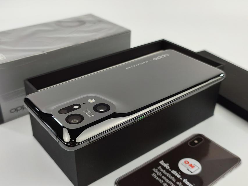 ขาย/แลก Oppo Find X5 Pro 5G 12/256GB Glaze Black ศูนย์ไทย ประกันศูนย์ 29/04/2566 สวยมาก แท้ ครบยกกล่อง เพียง 33,900 บาท 4