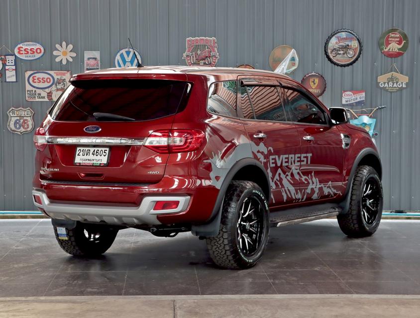 FORD EVEREST 3.2 TITANIUM+ 4WD ปี2017 ตัวท็อปสุดของรุ่น ชุดแต่งรอบคัน ขับนิ่ม เครื่องแน่น
