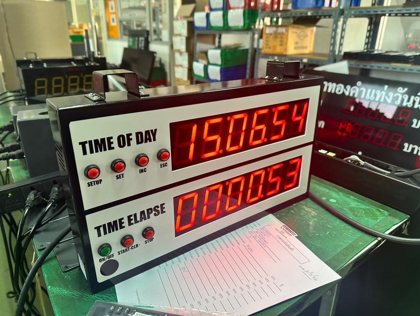 นาฬิกาห้องผ่าตัด นาฬิกาโรงพยาบาล DIGITAL CLOCK MODEL : HT-21A