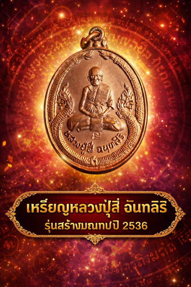 เหรียญหลวงปู่สี ฉันทสิริ รุ่นสร้างมณฑป ปี 2536 🏛️วัดถ้ำเขาบุญนาค อ.ตาคลี จ.นครสวรรค์