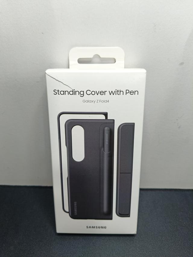 เคสใส่รุ่น Z Føld4 แบรนด์ S4MSUNG สีดำ พร้อมขาตั้งในตัว สภาพสวย