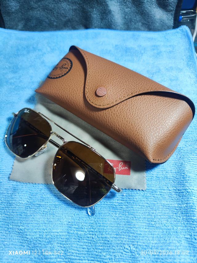 แว่น RayBan New Caravan ของแท้ (รหัสRB3636 9196/G5) กรอบสี Legend Gold สลักลายละเอียดพิเศษ(เลนส์สีน้ำตาล Chromance/Polarized)