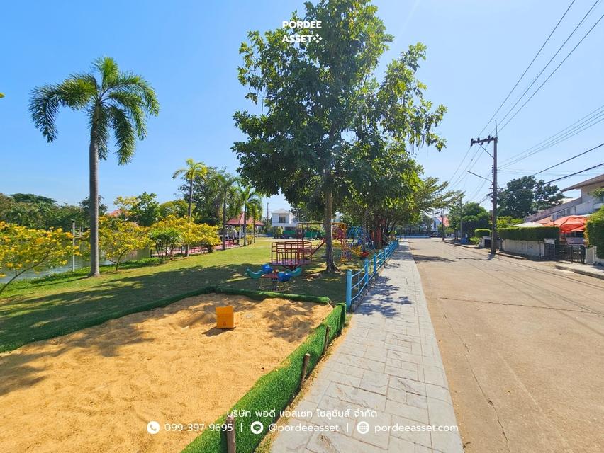 ทาวน์โฮม 2 ชั้น การ์เด้นโฮม วิลเลจ พหลโยธิน60 โครงการติดถนนพหลโยธิน (ขนาด 22 ตร.ว.) ต.คูคต ลำลูกกา ปทุมธานี สถานีรถไฟฟ้า แยก คปอ.  18