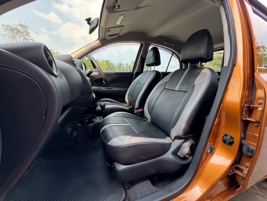 Nissan March 1.2E ปี2013 AT สีส้ม รูปที่ 8