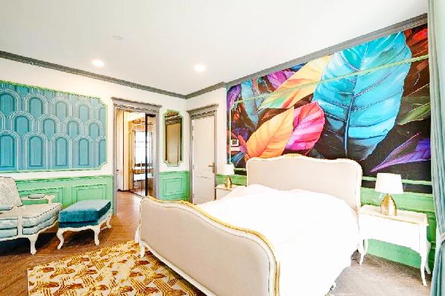 มุมหรูหรา 2ชั้น พระราม 9 กรุงเทพกรีฑาตัดใหม่ ให้เช่าบ้าน 4นอน รร.นานาชาติแอสคอต 800 ม. นันทวัน 1110ตร.วา. 310ตร.ม. 5 น้ำ 3