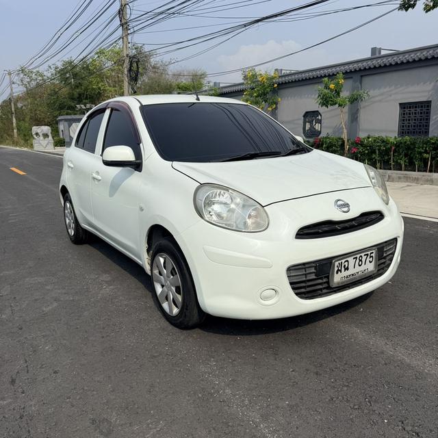 NISSAN March E AUTO 2012  ✅สวย เดิม ไม่เคยชน ไม่เคยแก็ส ❇️ภายในสะอาด ไมล์แท้ใช้น้อย