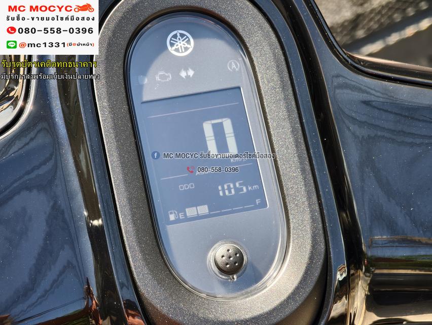 Fazzio 125 2025 วิ่ง100โล มีระบบYconnect กุญแจบุคเซอวิสครบ NO1217    6