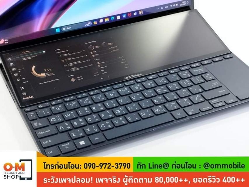 ขาย/แลก Asus Zenbook Pro 14 Duo OLED (UX8402) i7-12700H /Ram16 /SSD512 ศูนย์ไทย สวยมาก ครบกล่อง เพียง 34,900.- 5