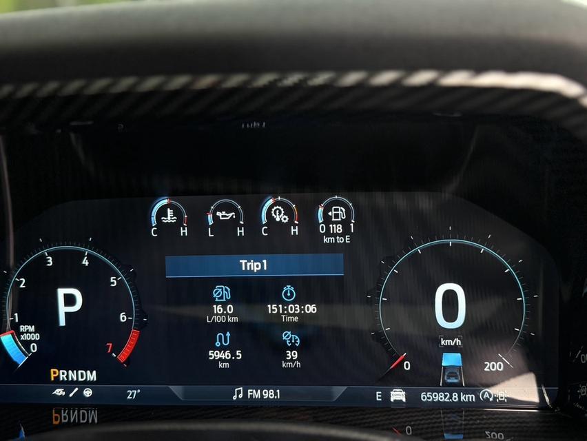 (แจ้งรหัสรถ WRT6773) 2022 FORD RANGER, 3.0 RAPTOR ECOBOOST 4WD โฉม DOUBLE CAB รูปที่ 10