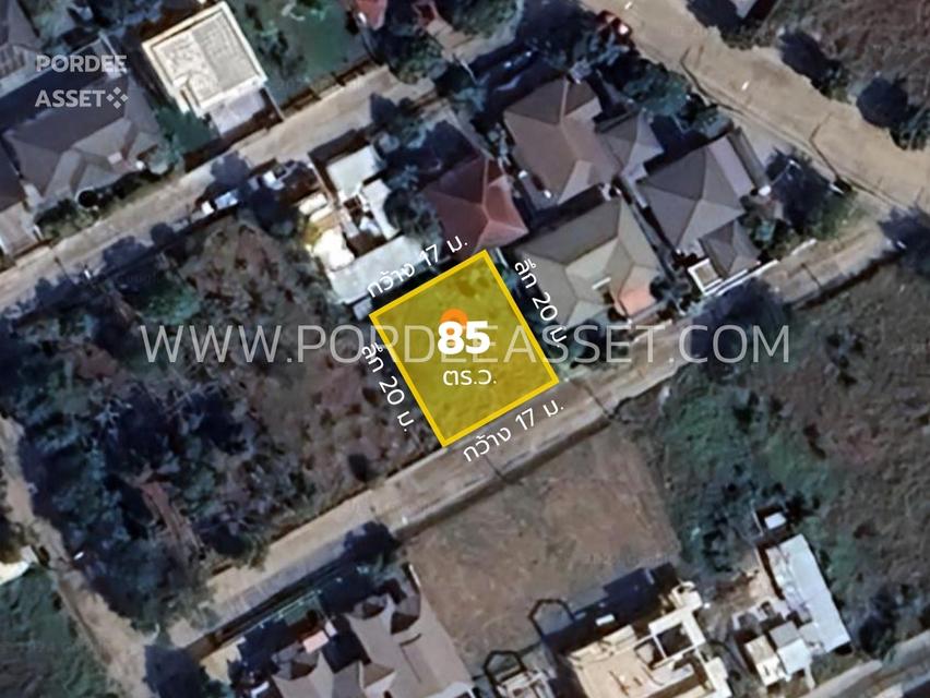 ที่ดินจัดสรรถมแล้ว 85 ตร.ว. ม.ชวนชื่นกอล์ฟ อเวนิว กรุงเทพฯ-ปทุมธานี ติดสนามกอล์ฟ Flora Ville Golf & Country Club ใกล้แยกบางคูวัด โรบินสันศรีสมาน