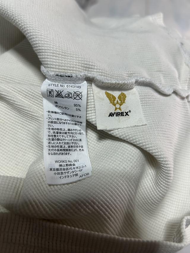 [Rare Details] AVIREX U.S.A. Ribbed Tee - Japan License