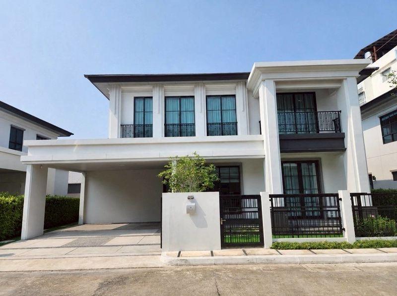 ขายและให้เช่าบ้านเดี่ยวพร้อมอยู่ โครงการเศรษฐสิริ บางนา-สุวรรณภูมิ ใกล้สนามบินสุวรรณภูมิและRobinsonลาดกระบัง สมุทรปราการ 1