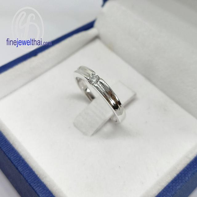 Finejewelthai แหวนเงินแท้ แหวนเพชรCZ เพชรสังเคราะห์ - R1207cz 3