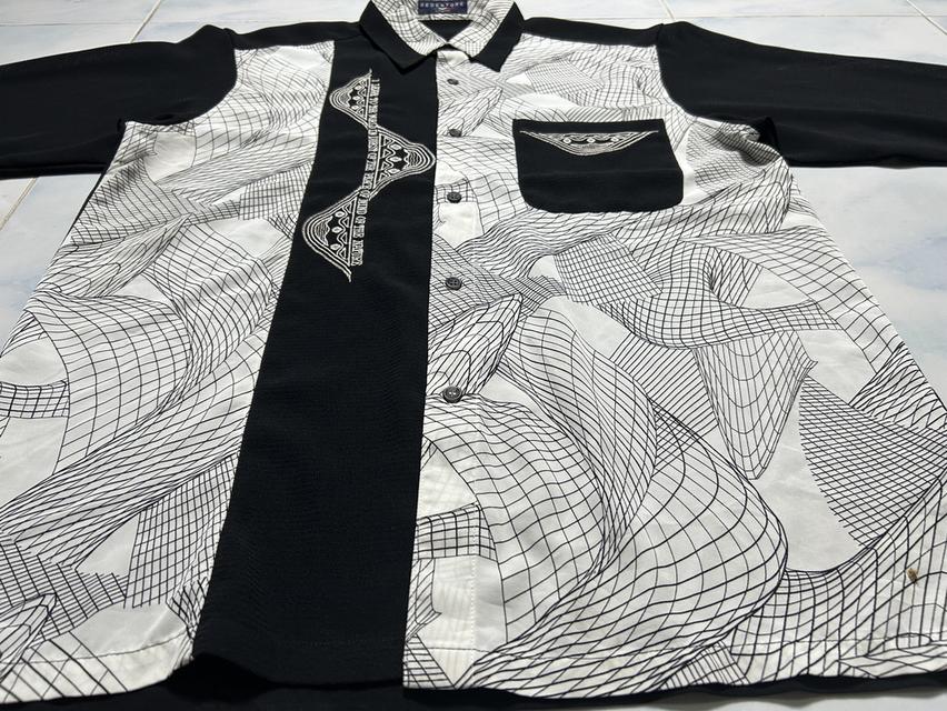 🏁 [JAPAN MARKET] เสื้อเชิ้ตแขนยาววินเทจแบรนด์ REDENTORE Collezione สไตล์อิตาลีดีไซน์ 🕶️ รูปที่ 11