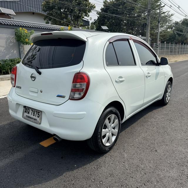 NISSAN March E AUTO 2012  ✅สวย เดิม ไม่เคยชน ไม่เคยแก็ส ❇️ภายในสะอาด ไมล์แท้ใช้น้อย ✅ รูปที่ 7