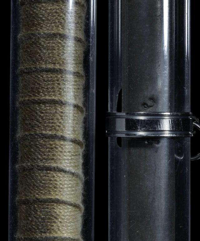 ตะกรุดเก่า เนื้อตะกั่วถัก