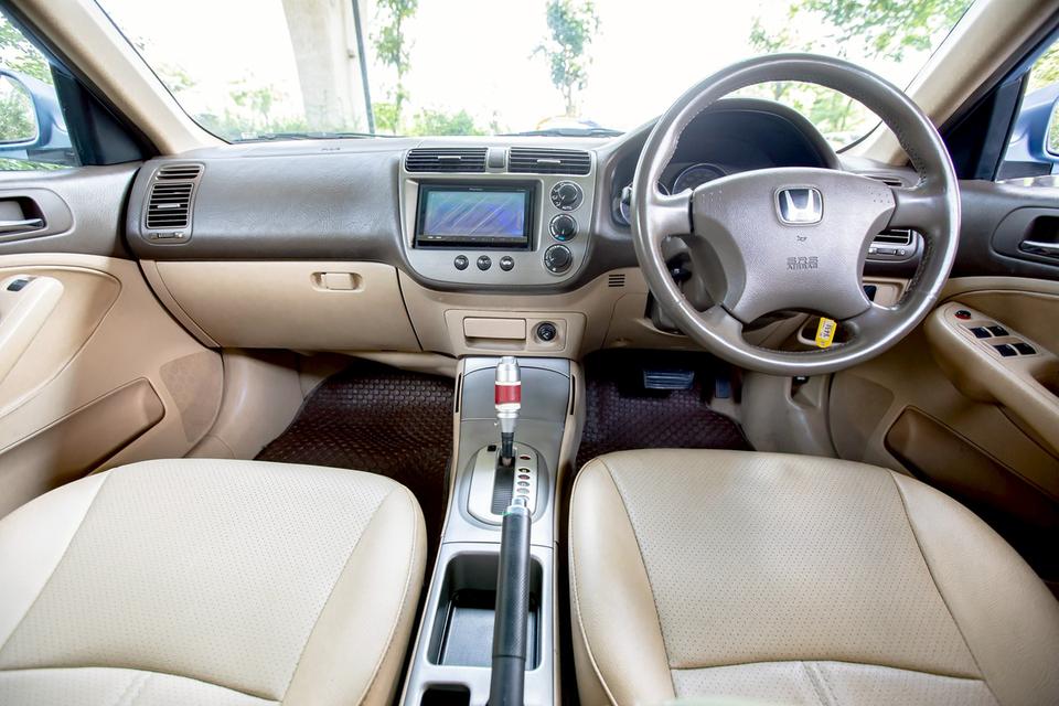 Honda Civic Dm 1.7 สีฟ้า เดิมสวย หายาก ปี 2004  16