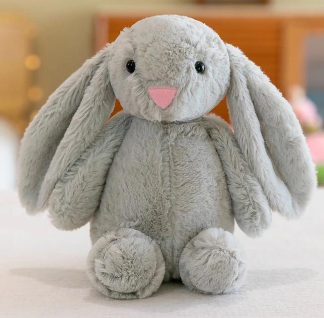 พร้อมส่ง ตุ๊กตากระต่าย หูยาว ตุ๊กตากระต่ายตุ๊กตา ตัวนุ่มน่ากอด ของขวัญวันเกิด 3