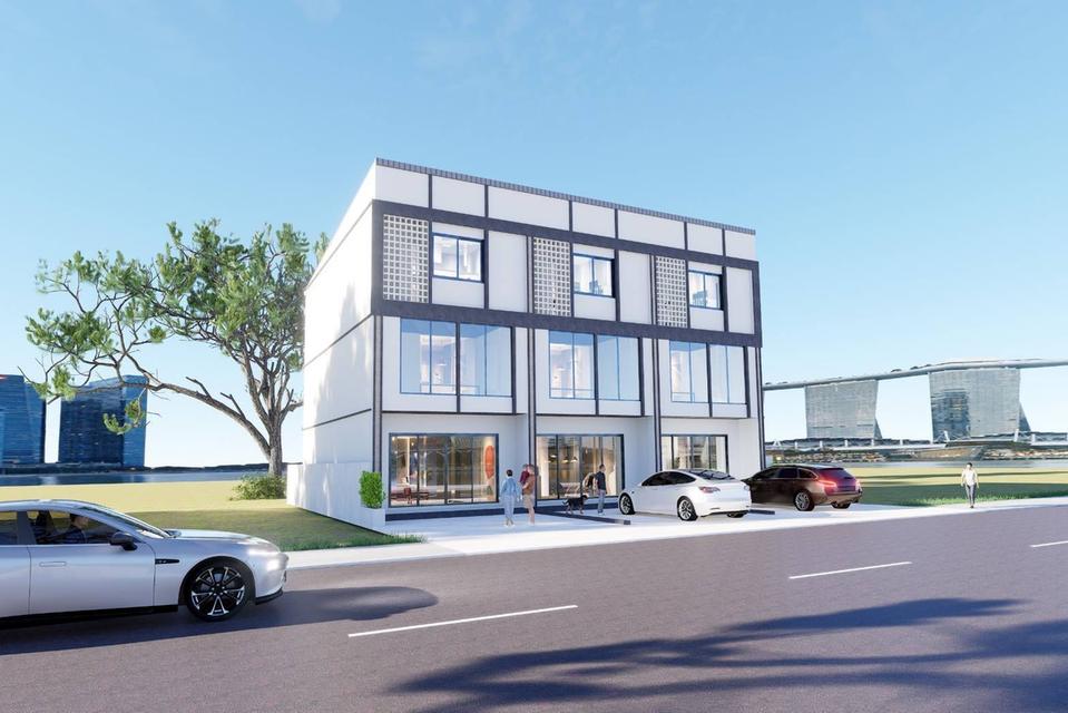 อาคารพาณิชย์3ชั้นบ่อวินยางเอน 1