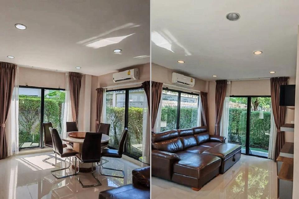 For Rent ให้เช่าบ้านเดี่ยว 2 ชั้น หมู่บ้าน ไลฟ์ บางกอก บูเลอวาร์ด ซอยรามอินทรา 65 บ้านสวยมาก วิวสวน Fully Furnished แอร์ 5 เครื่อง อยู่อาศัยเท่านั้น 8