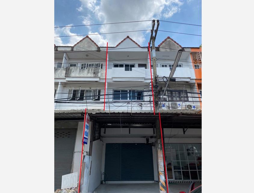 ขาย/ให้เช่า อาคารพาณิชย์ 3 ชั้นครึ่ง ทำเลทอง ท่าสะอ้าน บางปะกง ฉะเชิงเทรา 1