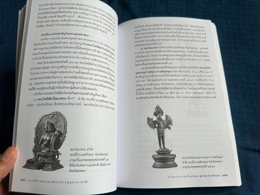 หนังสือประวัติศาสตร์และศิลปะคาบสมุทรภาคใต้ โดยศ.สุรพล ดำริห์กูล สำนักพิมพ์เมืองโบราณความหนา366หน้า ปกอ่อน
