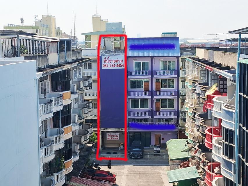 ขายตึกแถว 5 ชั้น สะพานใหม่ ใกล้ BTS สายหยุด ดอนเมือง ตลาดยิ่งเจริญ กั้น 10 ห้อง พร้อมเข้าอยู่ 1